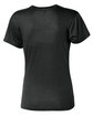 A4 Ladies' Softek V-Neck T-Shirt black ModelBack