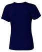 A4 Ladies' Softek V-Neck T-Shirt navy ModelBack