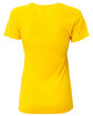 A4 Ladies' Softek V-Neck T-Shirt gold ModelBack