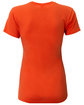 A4 Ladies' Softek V-Neck T-Shirt athletic orange ModelBack