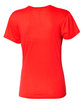A4 Ladies' Softek V-Neck T-Shirt scarlet ModelBack