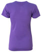 A4 Ladies' Softek V-Neck T-Shirt purple ModelBack
