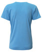 A4 Ladies' Softek V-Neck T-Shirt light blue ModelBack