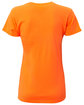 A4 Ladies' Softek V-Neck T-Shirt safety orange ModelBack
