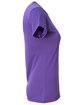 A4 Ladies' Softek V-Neck T-Shirt purple ModelSide