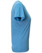 A4 Ladies' Softek V-Neck T-Shirt light blue ModelSide