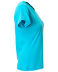 A4 Ladies' Softek V-Neck T-Shirt electric blue ModelSide