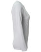 A4 Ladies' Long-Sleeve Softek V-Neck T-Shirt silver ModelSide