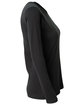 A4 Ladies' Long-Sleeve Softek V-Neck T-Shirt black ModelSide