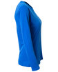 A4 Ladies' Long-Sleeve Softek V-Neck T-Shirt royal ModelSide
