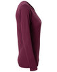 A4 Ladies' Long-Sleeve Softek V-Neck T-Shirt maroon ModelSide