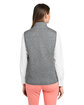 vineyard vines Ladies' Mountain Sweater Fleece Vest grey heather_039 ModelBack