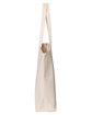 OAD Jumbo Gusseted Tote natural ModelSide