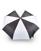 Prime Line Budget Folding Umbrella black/ white ModelBack