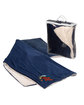 Prime Line Micro Mink Sherpa Blanket navy blue DecoFront