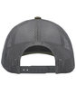 Pacific Headwear Low-Pro Trucker Cap ht gr/ lt ch/ mg ModelBack