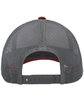 Pacific Headwear Low-Pro Trucker Cap ht gr/ lt ch/ vr ModelBack