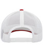 Pacific Headwear Low-Pro Trucker Cap red/ white/ red ModelBack