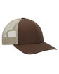 Pacific Headwear Low-Pro Trucker Cap brown/ khk/ brwn ModelQrt