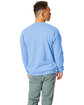 Hanes Unisex Ecosmart® 50/50 Crewneck Sweatshirt LIGHT BLUE ModelBack