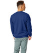 Hanes Unisex Ecosmart® 50/50 Crewneck Sweatshirt DEEP ROYAL ModelBack