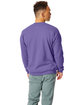 Hanes Unisex Ecosmart® 50/50 Crewneck Sweatshirt PURPLE ModelBack