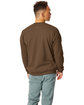 Hanes Unisex Ecosmart® 50/50 Crewneck Sweatshirt army brown ModelBack