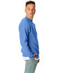 Hanes Unisex Ecosmart® 50/50 Crewneck Sweatshirt CAROLINA BLUE ModelSide