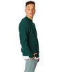 Hanes Unisex Ecosmart® 50/50 Crewneck Sweatshirt DEEP FOREST ModelSide
