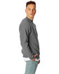 Hanes Unisex Ecosmart® 50/50 Crewneck Sweatshirt smoke gray ModelSide