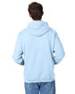Hanes Unisex Ecosmart® 50/50 Pullover Hooded Sweatshirt light blue ModelBack