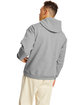 Hanes Unisex Ecosmart® 50/50 Pullover Hooded Sweatshirt light steel ModelBack