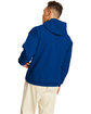 Hanes Unisex Ecosmart® 50/50 Pullover Hooded Sweatshirt deep royal ModelBack