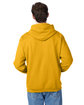 Hanes Unisex Ecosmart® 50/50 Pullover Hooded Sweatshirt GOLD ModelBack