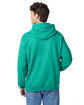 Hanes Unisex Ecosmart® 50/50 Pullover Hooded Sweatshirt kelly green ModelBack