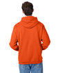Hanes Unisex Ecosmart® 50/50 Pullover Hooded Sweatshirt orange ModelBack