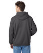 Hanes Unisex Ecosmart® 50/50 Pullover Hooded Sweatshirt smoke gray ModelBack