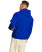 Hanes Unisex Ecosmart® 50/50 Pullover Hooded Sweatshirt athletic royal ModelBack
