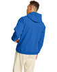Hanes Unisex Ecosmart® 50/50 Pullover Hooded Sweatshirt BLUEBELL BREEZE ModelBack