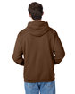 Hanes Unisex Ecosmart® 50/50 Pullover Hooded Sweatshirt army brown ModelBack
