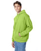 Hanes Unisex Ecosmart® 50/50 Pullover Hooded Sweatshirt lime ModelQrt