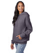 Hanes Unisex Ecosmart® 50/50 Pullover Hooded Sweatshirt charcoal heather ModelQrt