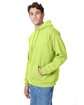 Hanes Unisex Ecosmart® 50/50 Pullover Hooded Sweatshirt safety green ModelQrt