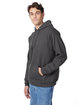 Hanes Unisex Ecosmart® 50/50 Pullover Hooded Sweatshirt smoke gray ModelQrt