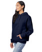 Hanes Unisex Ecosmart® 50/50 Pullover Hooded Sweatshirt heather navy ModelQrt