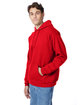 Hanes Unisex Ecosmart® 50/50 Pullover Hooded Sweatshirt athletic red ModelQrt
