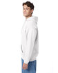 Hanes Unisex Ecosmart® 50/50 Pullover Hooded Sweatshirt WHITE ModelSide