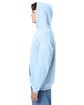 Hanes Unisex Ecosmart® 50/50 Pullover Hooded Sweatshirt light blue ModelSide