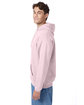 Hanes Unisex Ecosmart® 50/50 Pullover Hooded Sweatshirt pale pink ModelSide