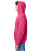 Hanes Unisex Ecosmart® 50/50 Pullover Hooded Sweatshirt wow pink ModelSide